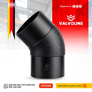 Codo 45° HDPE C-italy PREMIUM