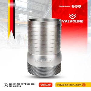 Niple Rosca Escama de fierro Galvanizado